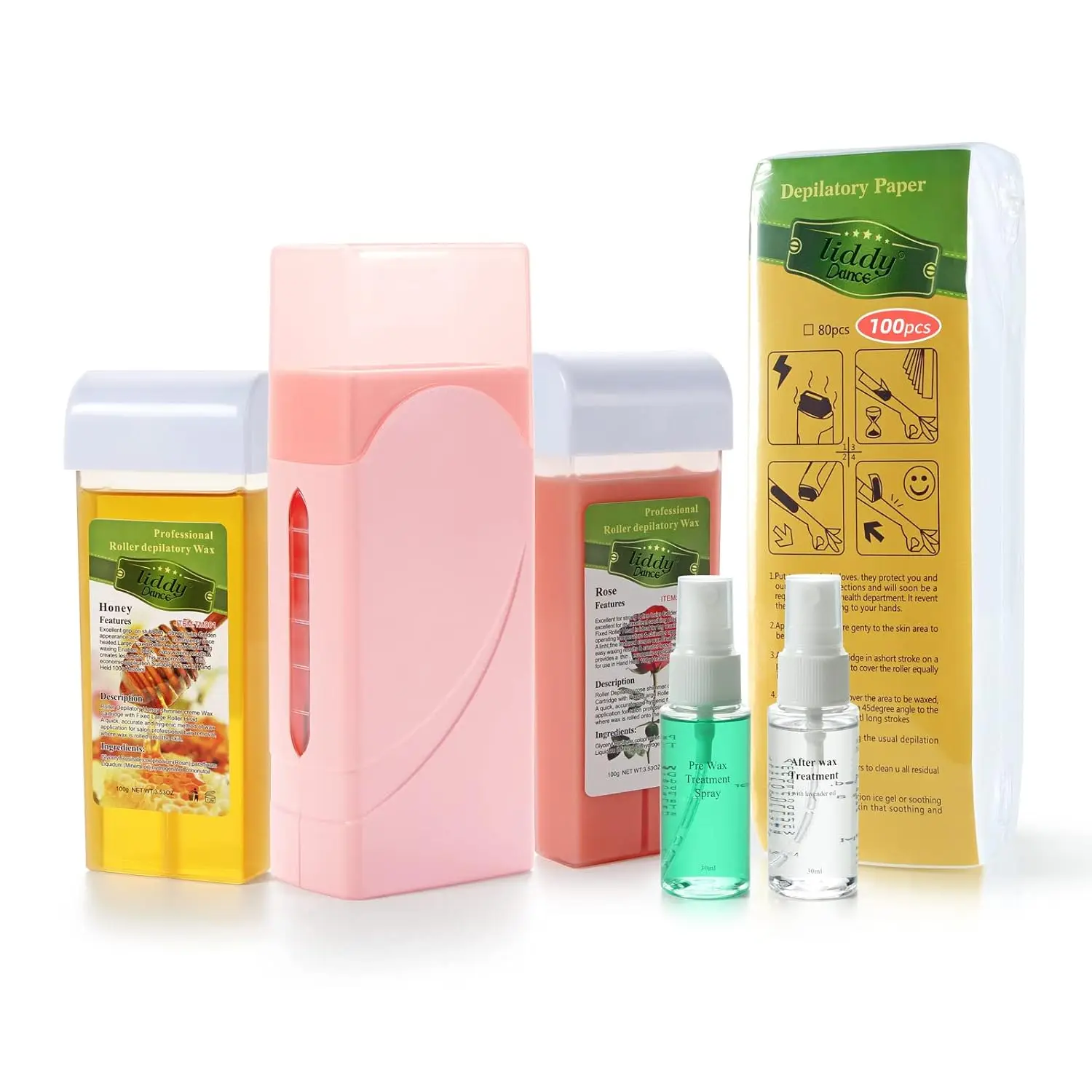 Wax Machine for Hair Removal Wax  Heater Women Hair Accessories Kit Roll on Wax Kit