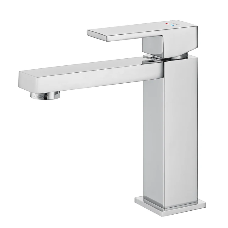 
Modern Single Handle Brass Lavatory Bathroom Water Saving Wash Basin Mixer Taps Tap Faucet 