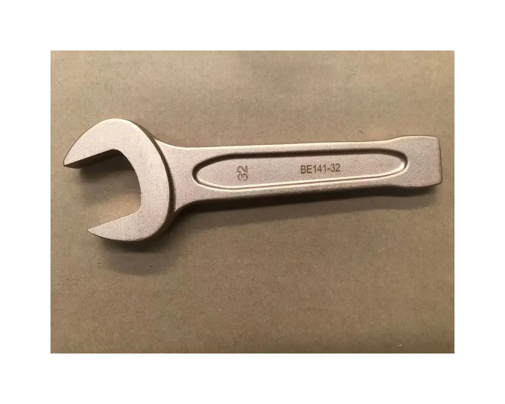 Non sparking tool beryllium copper 50mm slogging open end wrench explosion proof hardware