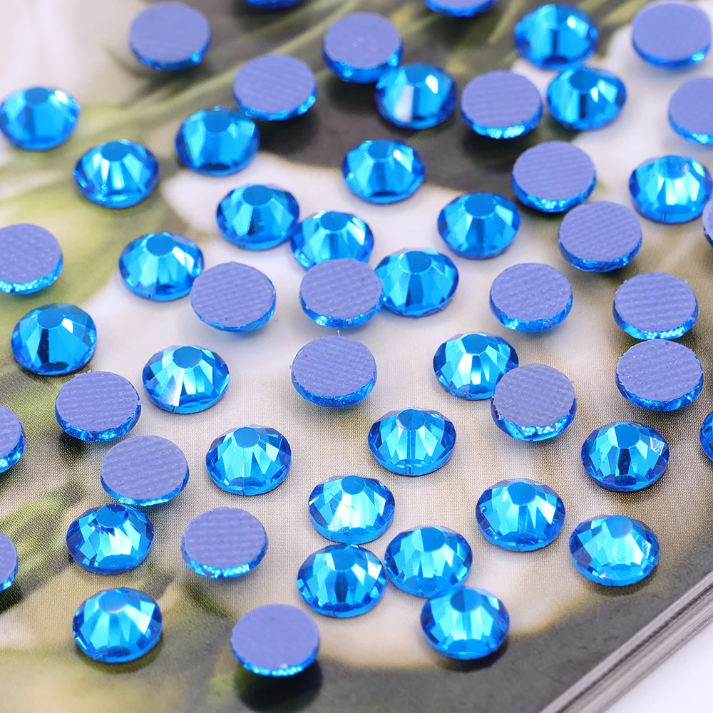 JC wholesale ss20 hot fix crystal rhinestones high quality round hot fix rhinestones for jewelry making