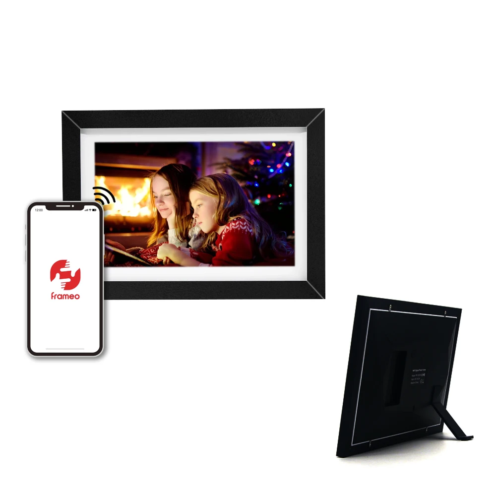 Поделитесь фотографиями цифровая камера с Wi-Fi для кадров видео смарт-цифровая фоторамка кадр 7 дюймов ЖК-дисплеем праздничного