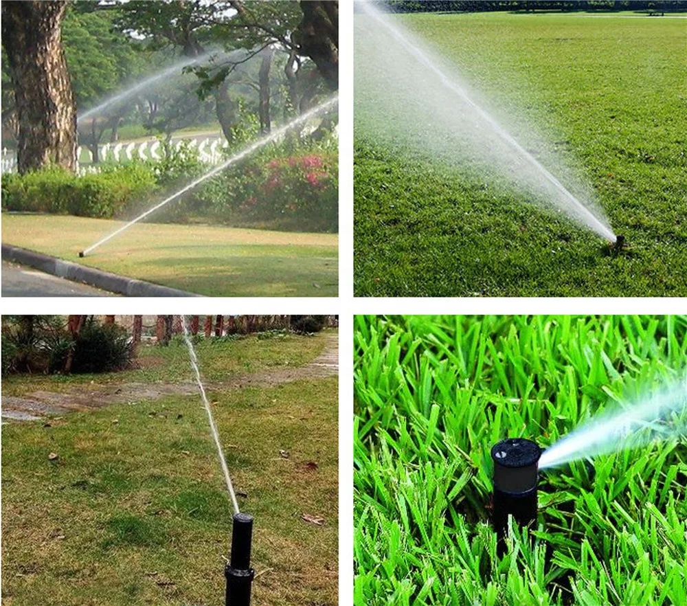 3/4 Inch Female Thread Adjustable 40~360 Degree Gear Drive Pop-up Sprinkler For Garden Lawn
