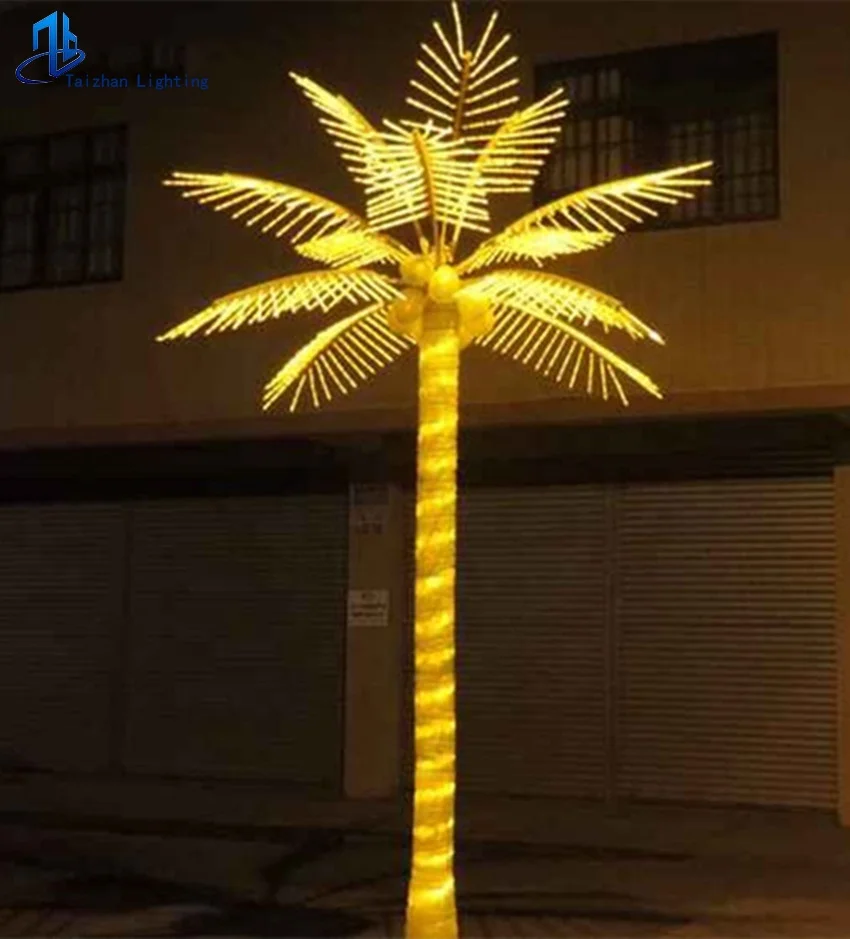 LED Coconut tree outdoor light park beach landscape lights waterproof garden decorative lamp urban street lighting fixtures