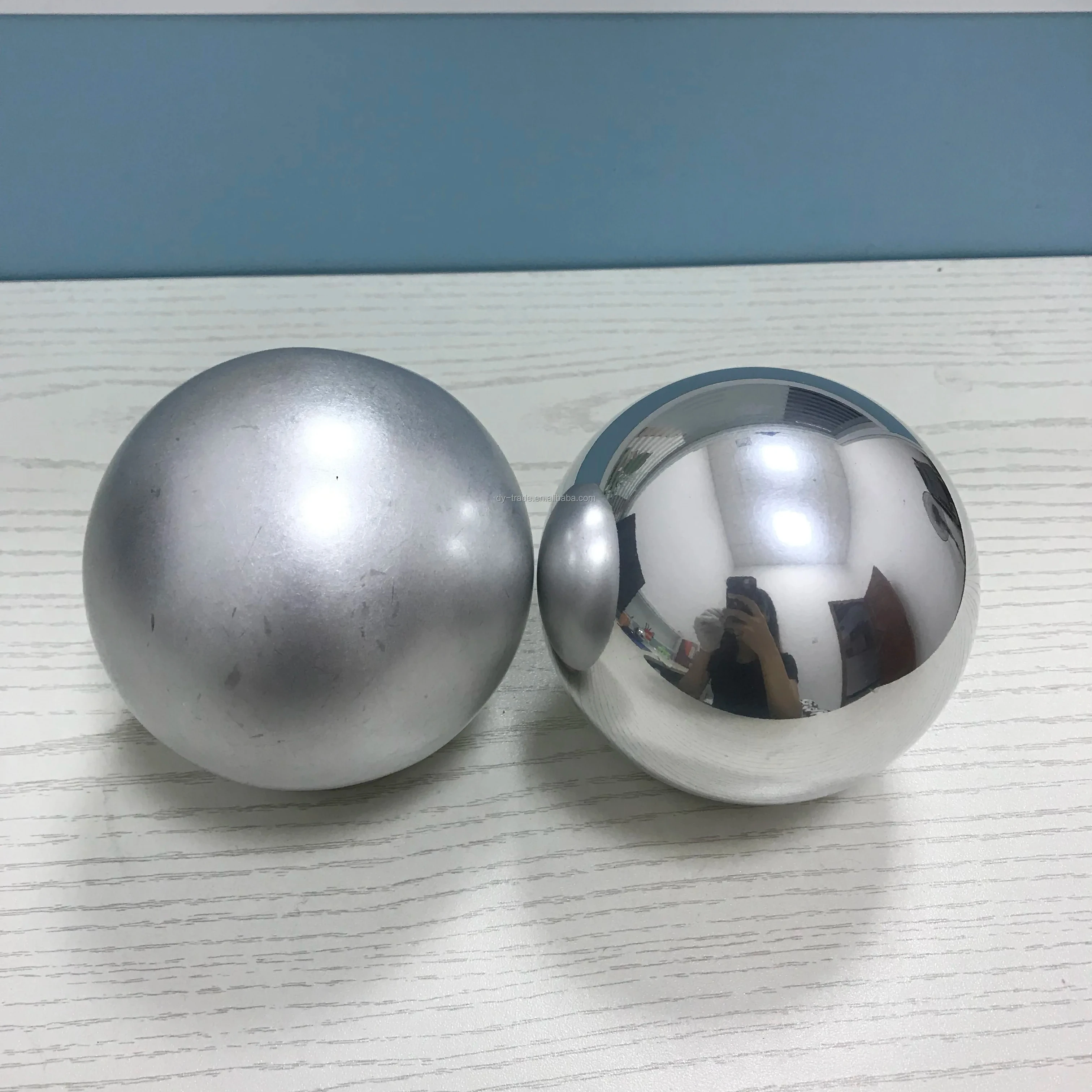 Brushed Aluminium Half Ball/Hollow Aluminum Sphere Artwork Usage