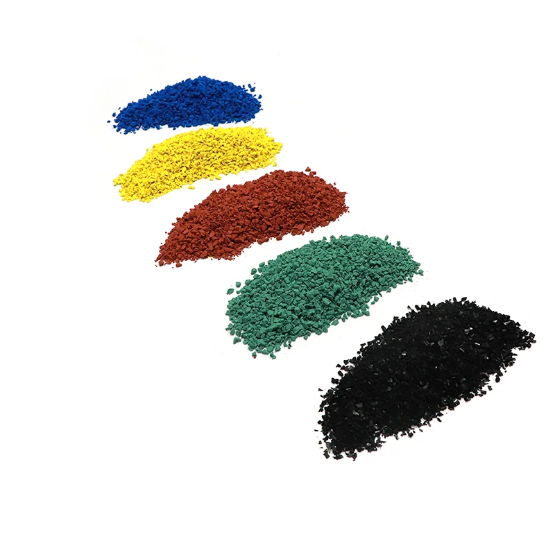 Exports Colored Crumb Tire EPDM Rubber Granules Manufacturers