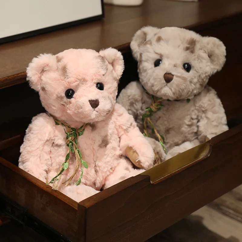 Greenmart Custom Teddy Bear Soft Stuffed Tie-Dye Plush Toy for Home Decoration Holiday Gift PP Filled Cotton Material Wholesale