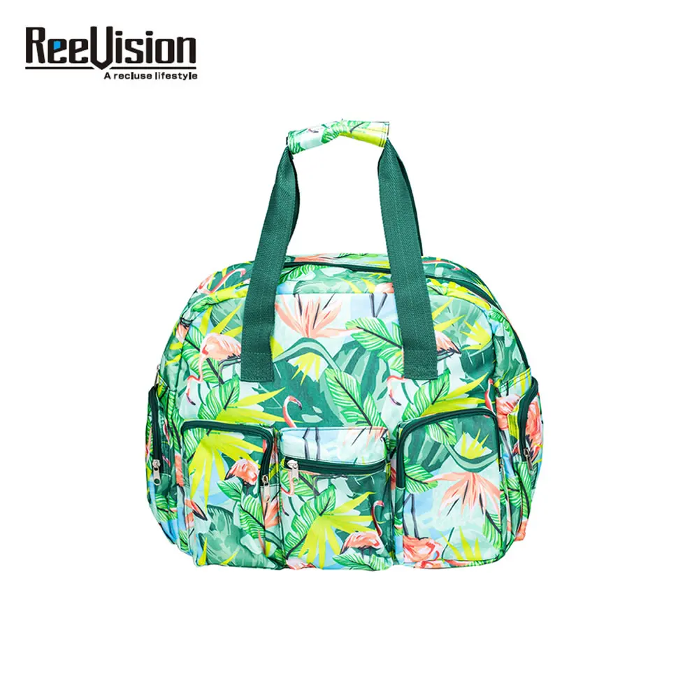 Extra large multi-pocket carrying insulated picnic travelling bag food camping lunch cooler bag