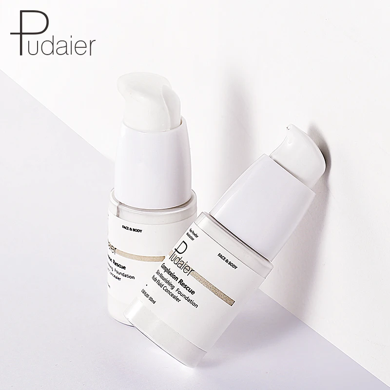 Pudaier High Quality Nude Long Lasting Concealer Temperature Changing Liquid Foundation OEM Moisturizing Makeup Cosmetics