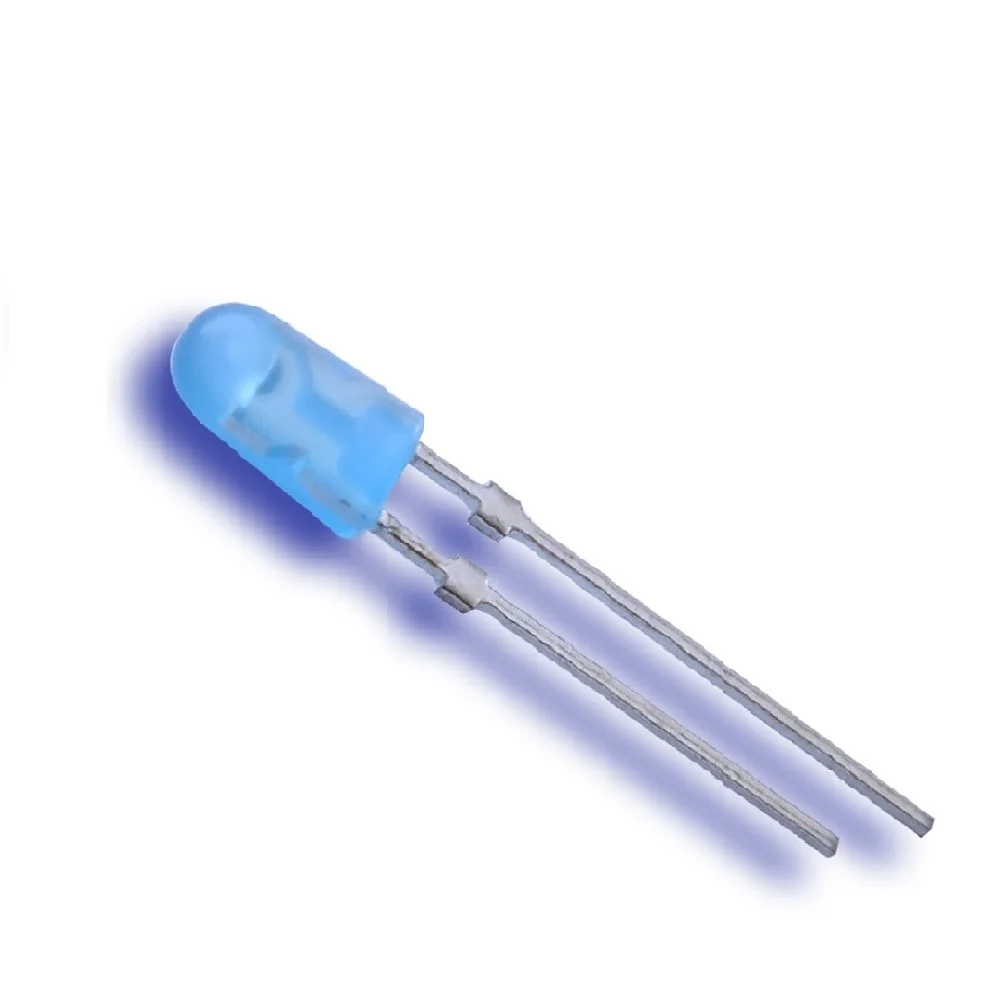 wholesale 3mm oval led didoe/led factory make 3mm blue color oval led chip