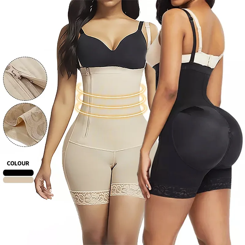 YIBANG Hot Sale Full Body Slimming  Plus Size Shapers Butt Lifter Body Shaper For Women