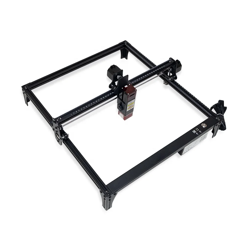 Hot sale Blue laser diode mini automatic diy new engraving cutting machines for wood plastic MDF