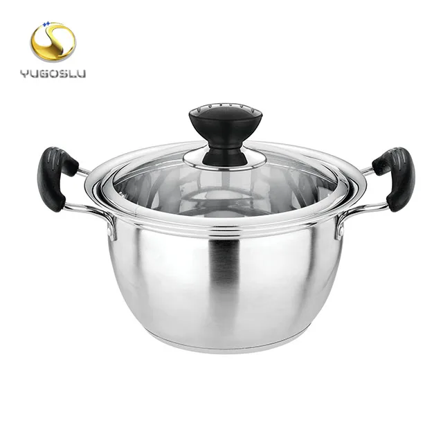 home appliance 2L 22cm SS304 Stainless Steel overflow prevention cooking milk pot with bakelite handle
