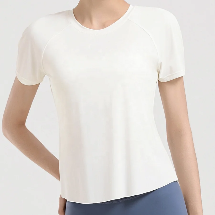 Wholesale High Quality T-shirts From Chinese Factories Quick Dry Yoga Fitness Women T Shirt