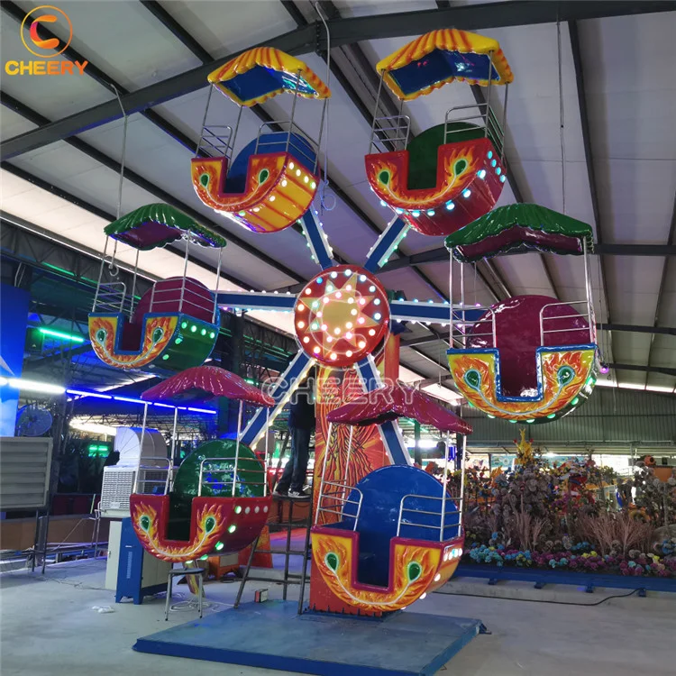 Cheap price kids amusement park rides electric 12 seats 6 cabins small ferris wheel for sale