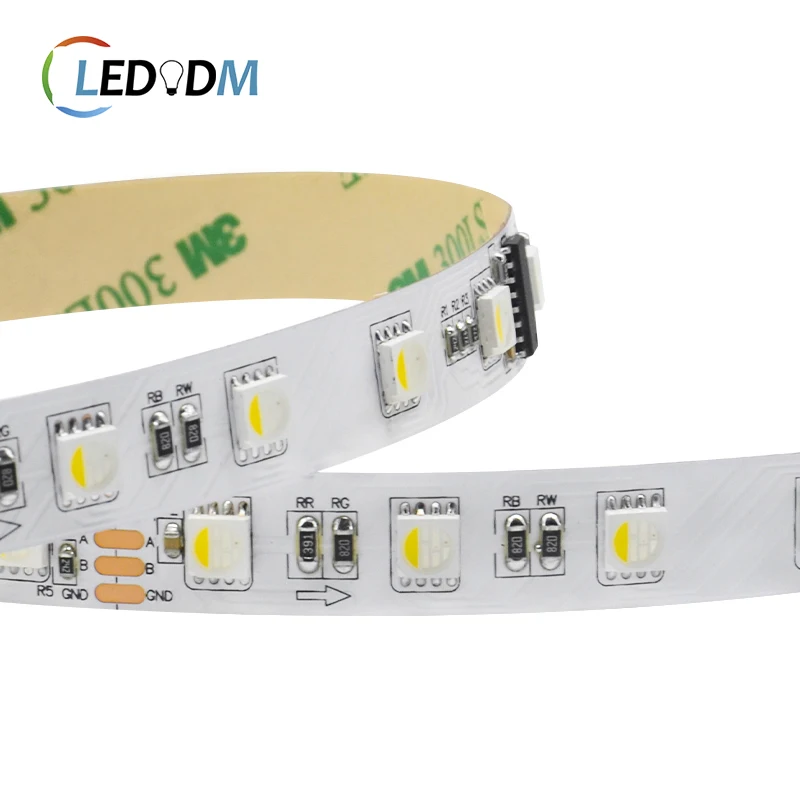 DMX512 TM512 UCS512  digital led strip External IC DC 24V 5050 60LEDs/m rgb magic full color RGB RGBW programmable led strip