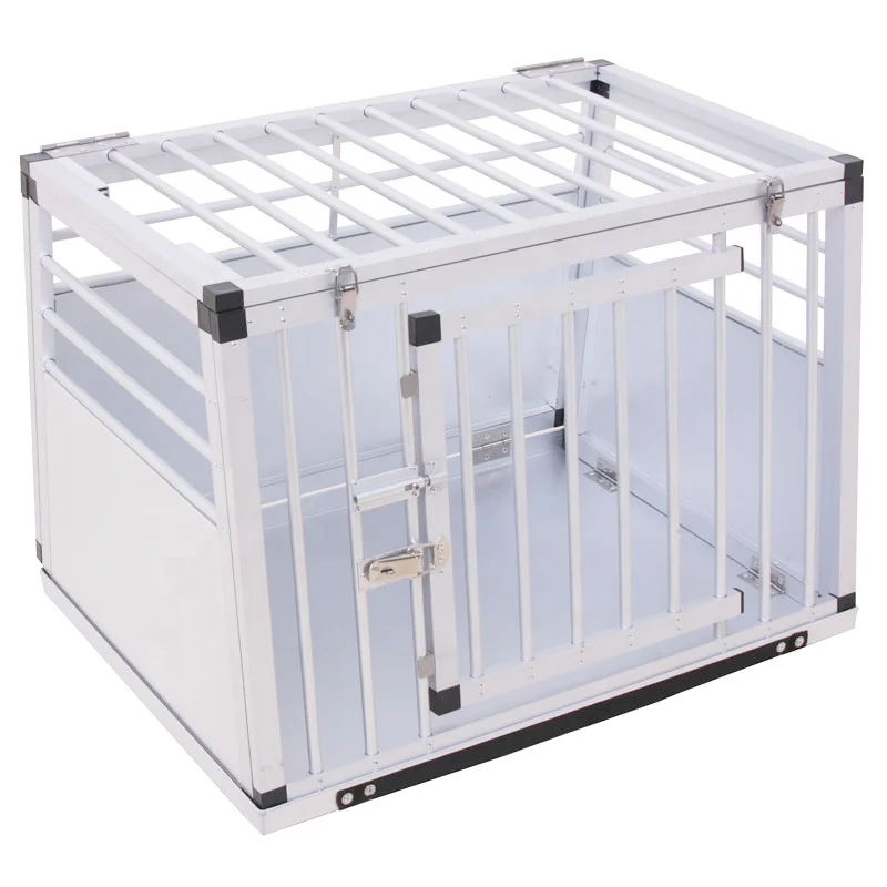 Dog car cage wholesale Travel Carrier Folding Portable aluminum pet dog car cage light weight ransport Multiple sizes car cage