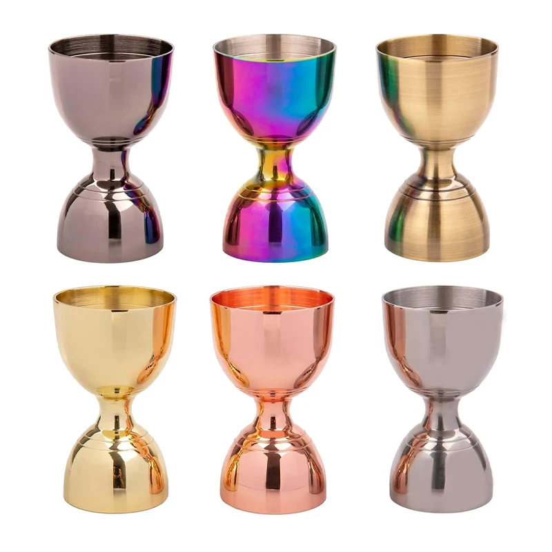 Stainless Steel 75ml Measuring Cup Magic with Mouth Jigger Graduated Ounce Cup Bar Bartending bar Tools jigger