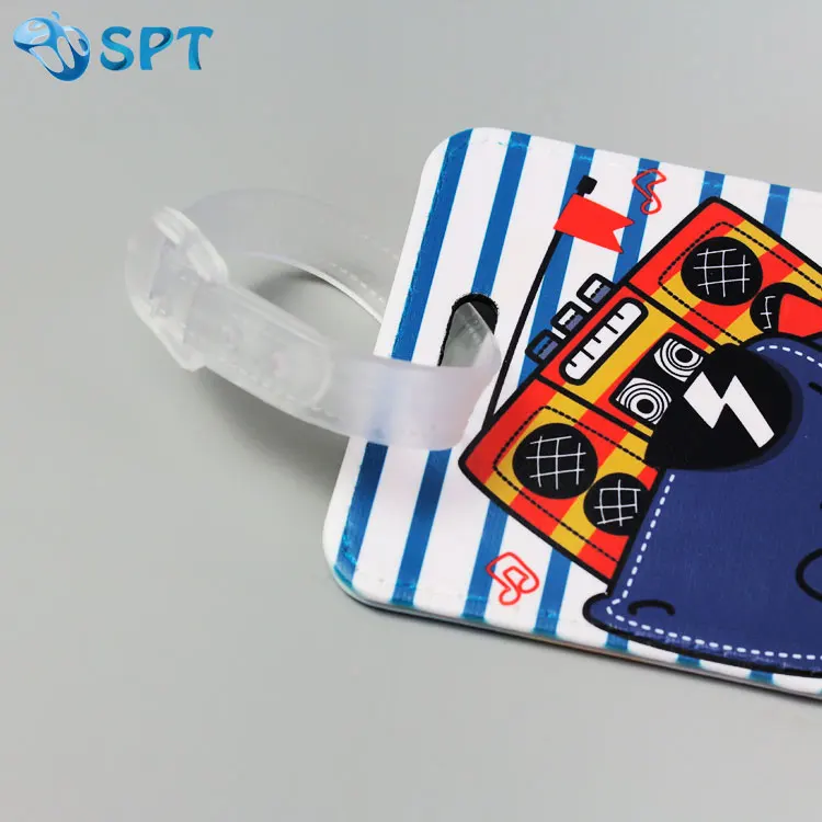 Multiple Pattern Selection Customized Logo Luggage Travel Tag Blank