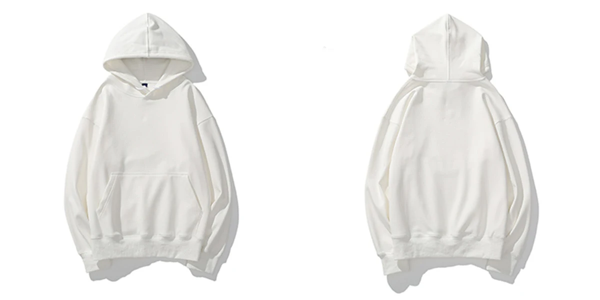 2022 Wholesale custom letter printing french terry fabric 450gsm hoodies with string cotton heavyweight oversized hoodie men