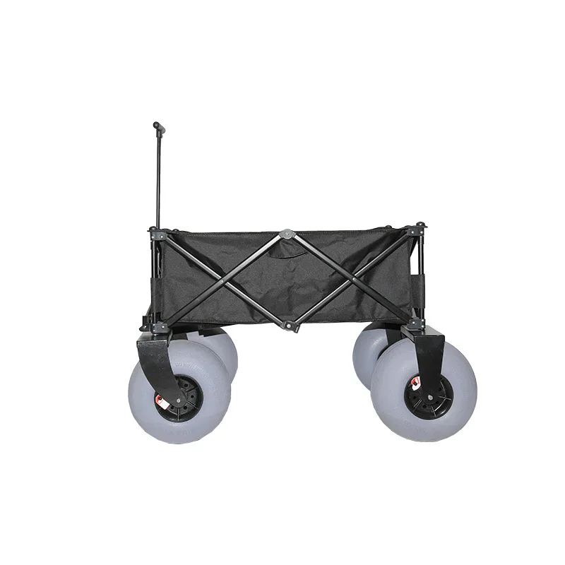 12 inch Balloon Wheel Outdoor Garden Beach Wagon camping Hand Cart trolley