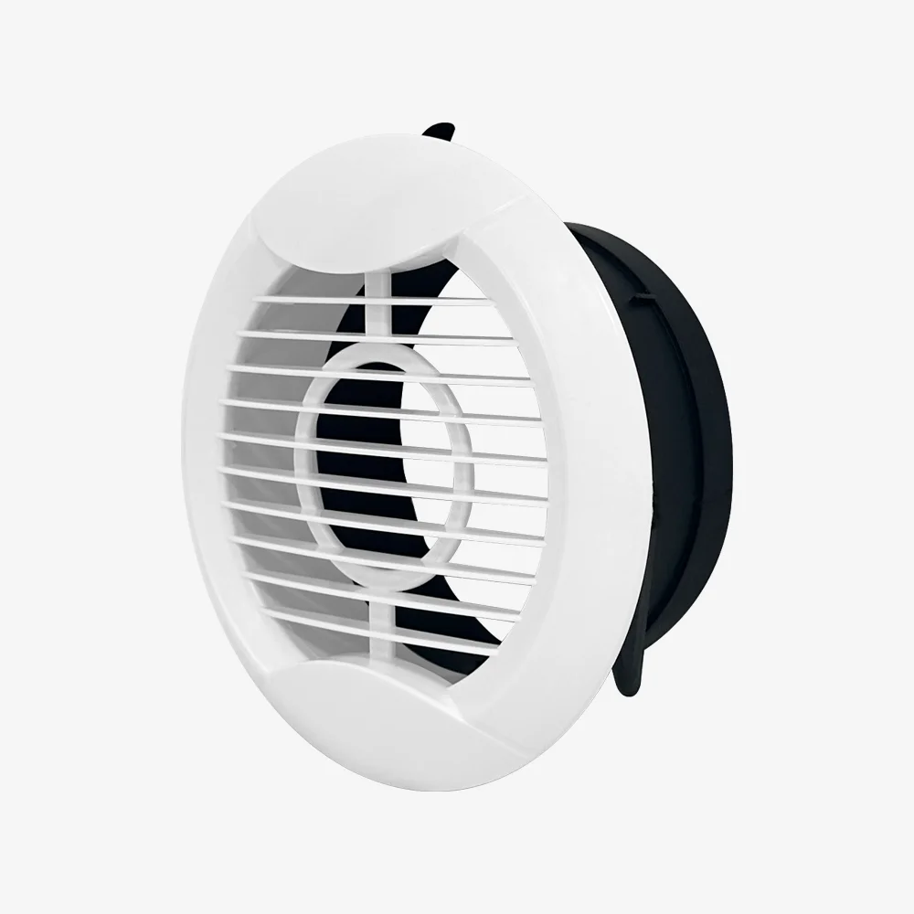 Ventilation Cover air Conditioner System Round  ABS Plastic Ventilation Straight Louver Fresh Air Vent
