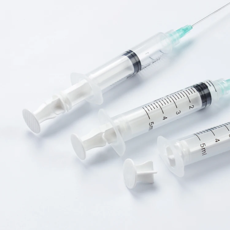 tail Ce Approved Medical Safety Self Destruct Syrine 0.5Ml Auto Disable Syringes With Needle
