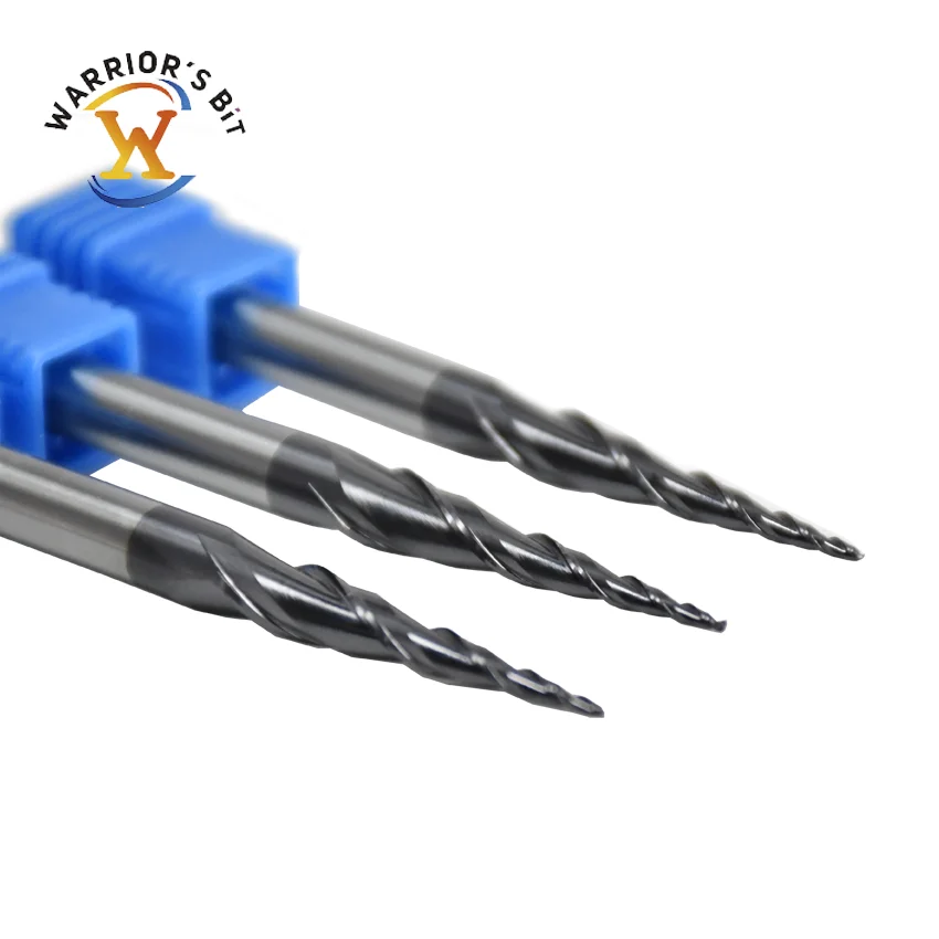 3D Carbide Drill Bits For CNC Router Tool High-Speed Wood Taper Ball Nose End Mill For Engraving Machines And Steels