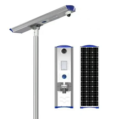 Suntisolar Z86 All in one  100W  led solar street light with outdoor cctv camera