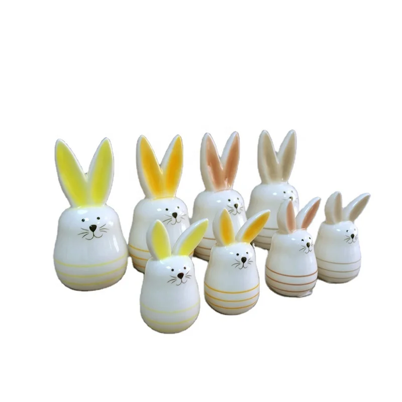 Desktop ceramic decoration home White Ornament