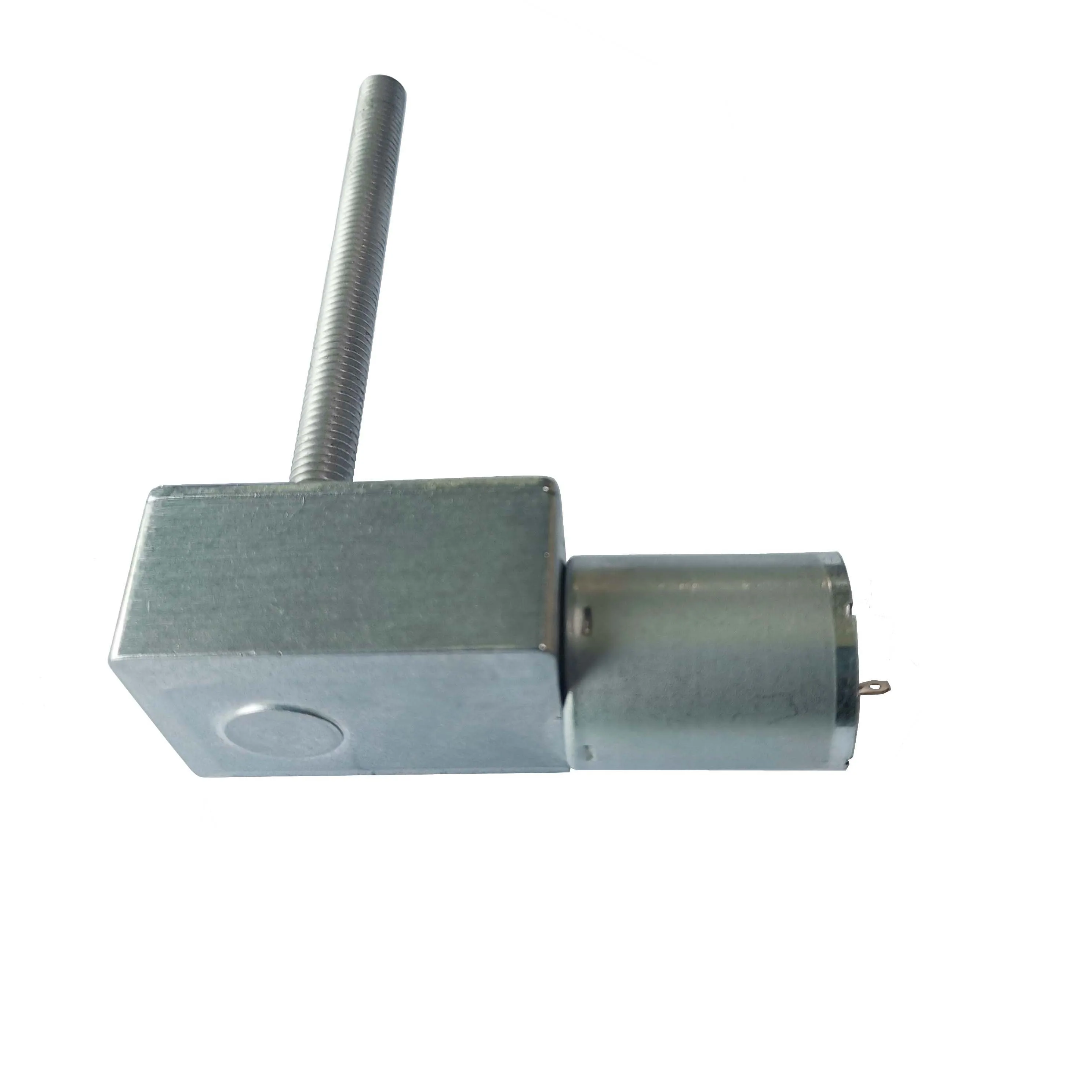 12V 6Rpm DC Worm Reduction Geared Micro Motor Ultra Low Speed Electric Motor for DIY 370 with lead screw shaft