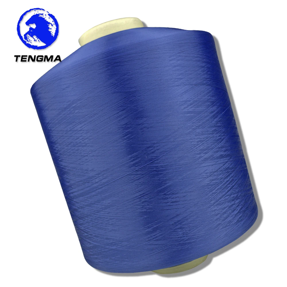 factory wholesale colored high tenacity 50D/48F polyester dty yarn