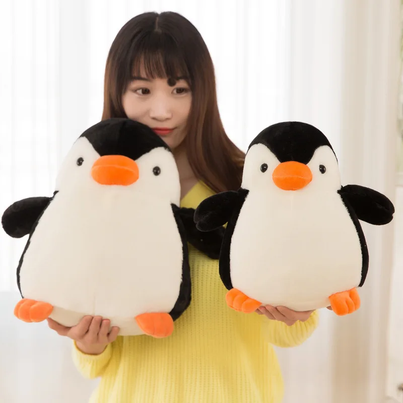 Custom Stuffed Puff Penguin Plushie Animal With Healing Powers Heated Plush Penguin Soft Toys Warm Winter