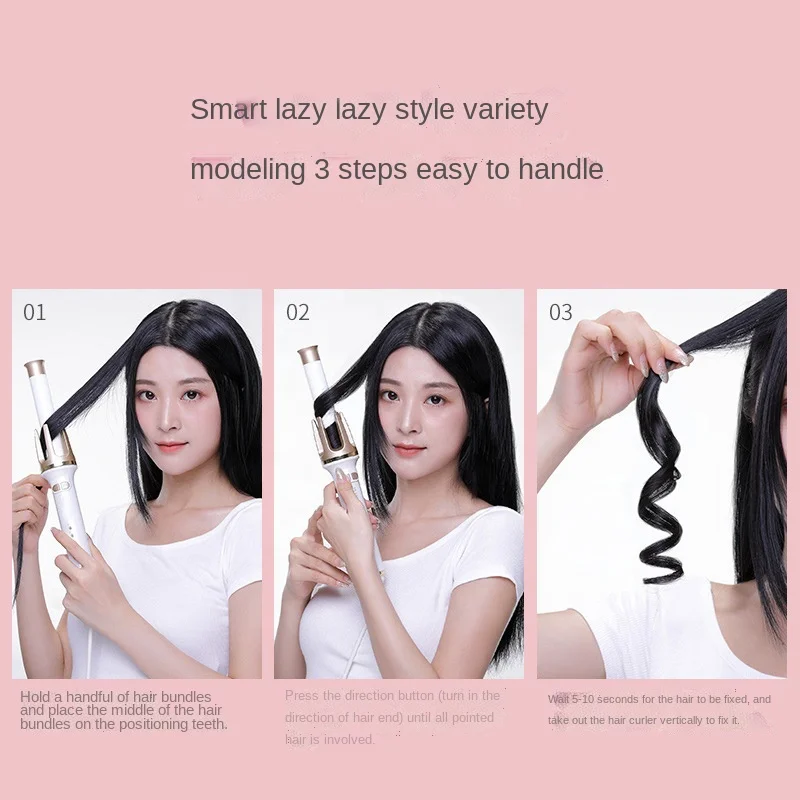 Customized wholesale ladies home styling anti-scalding curling iron