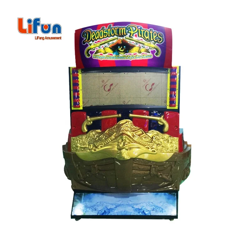High Quality Coin Operated Gun Laser Shooting Simulator Deadstorm Pirates Arcade shooting Game Machine For Sale