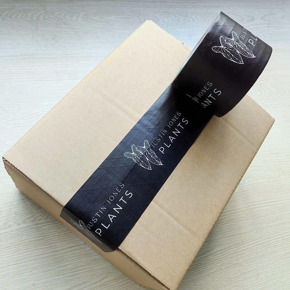 Custom Printed Logo Brand Self Adhesive Gummed Packaging Kraft Paper Tape