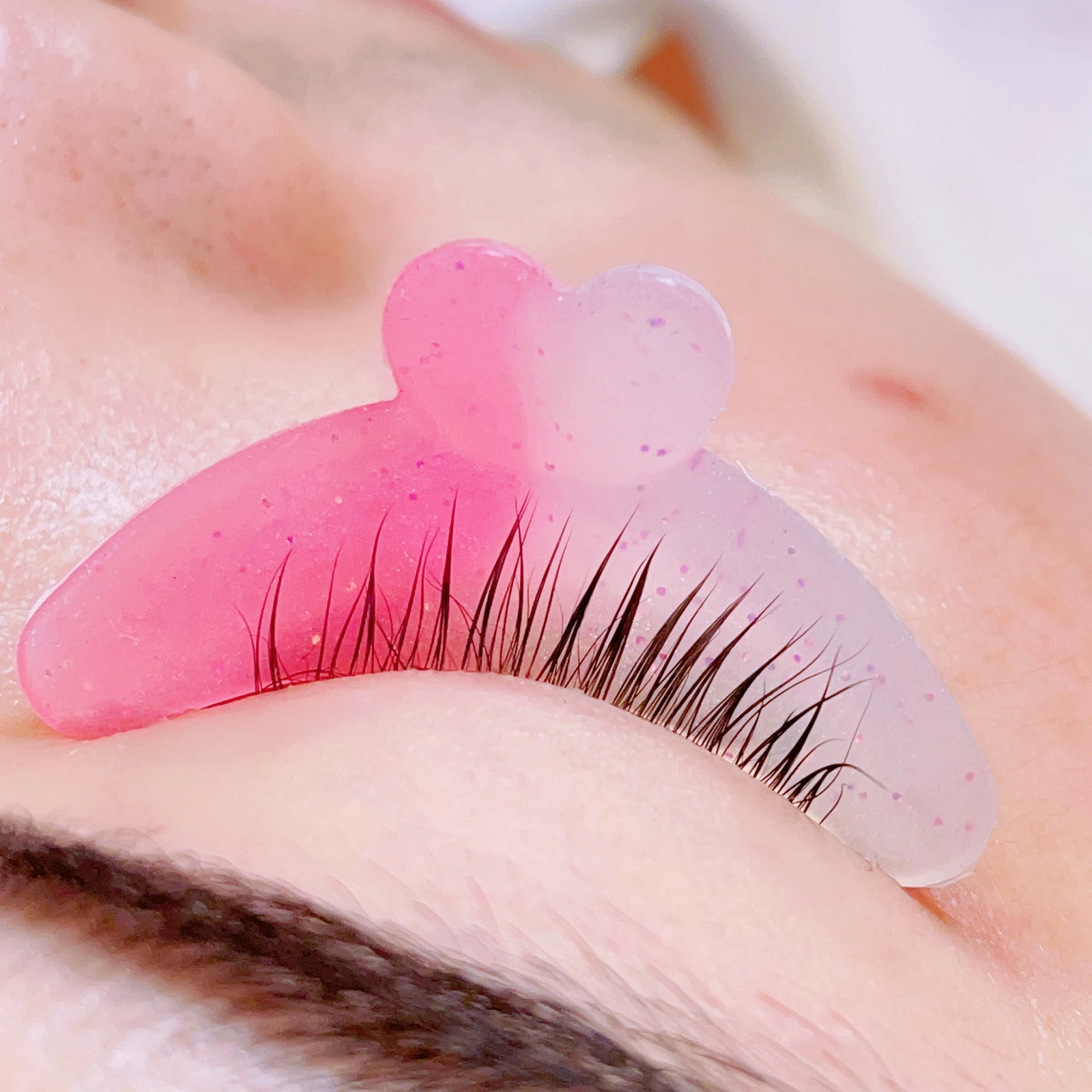 Lash Revise Pad Eyelash Fix Shields Lash Tint Guard Eyelash Separator Palette Silicone Plate Perming Lash Straight Nutrition Rod