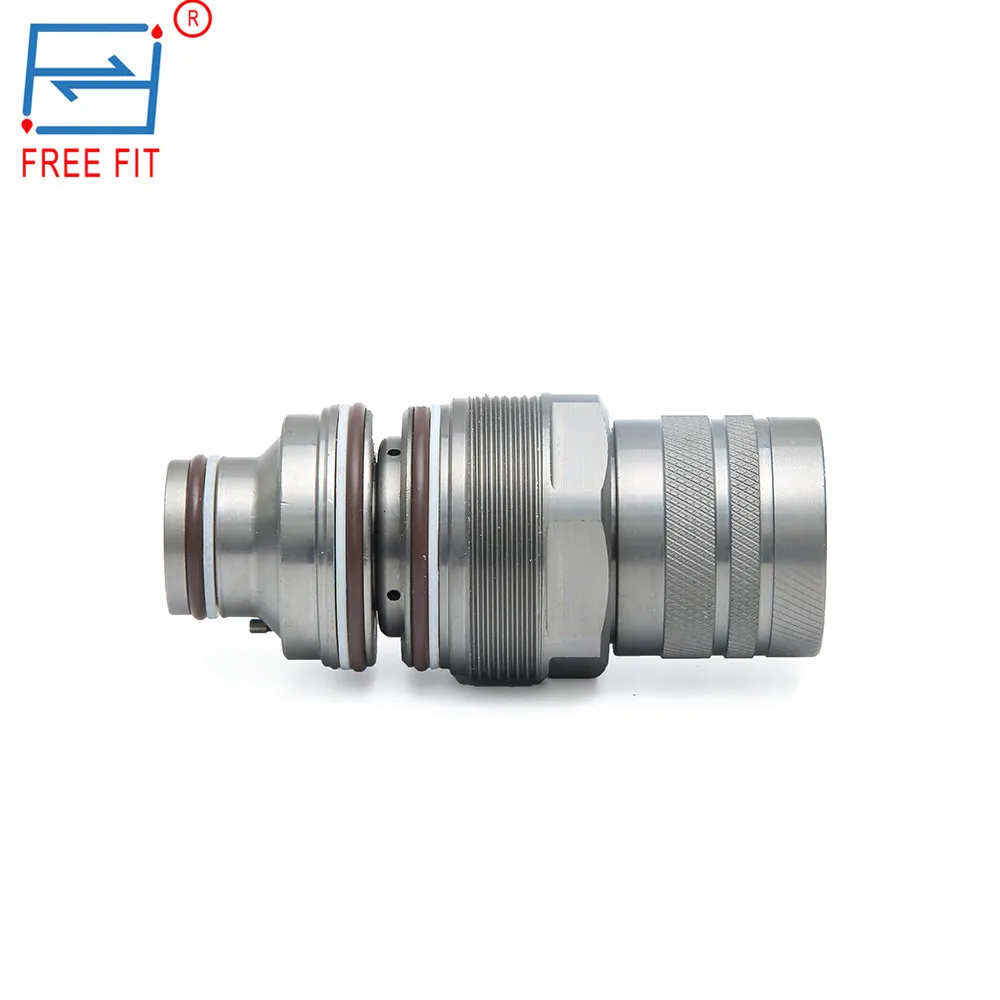 
flat face hydraulic quick couplings for skid steer loader hose connect part no 6679837 6680018 7246799 7246802 