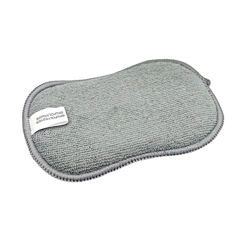 Scrubber sponge reusable kitchen sponge set wipes