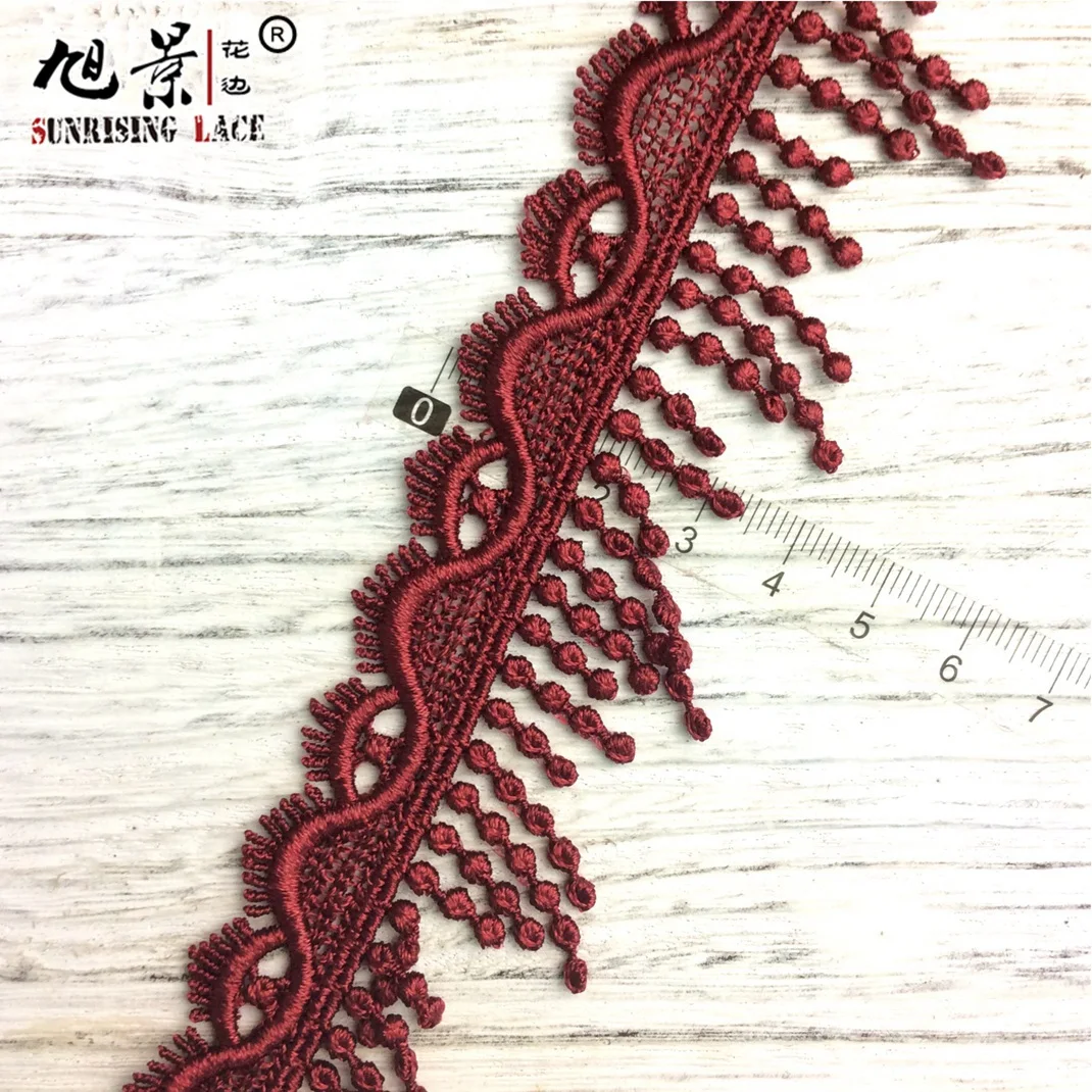 Новые модные объемные кружева литургические химические декоративные оптовая продажа вышивка гипюр границы Свадебные Венеция хлопок кружево