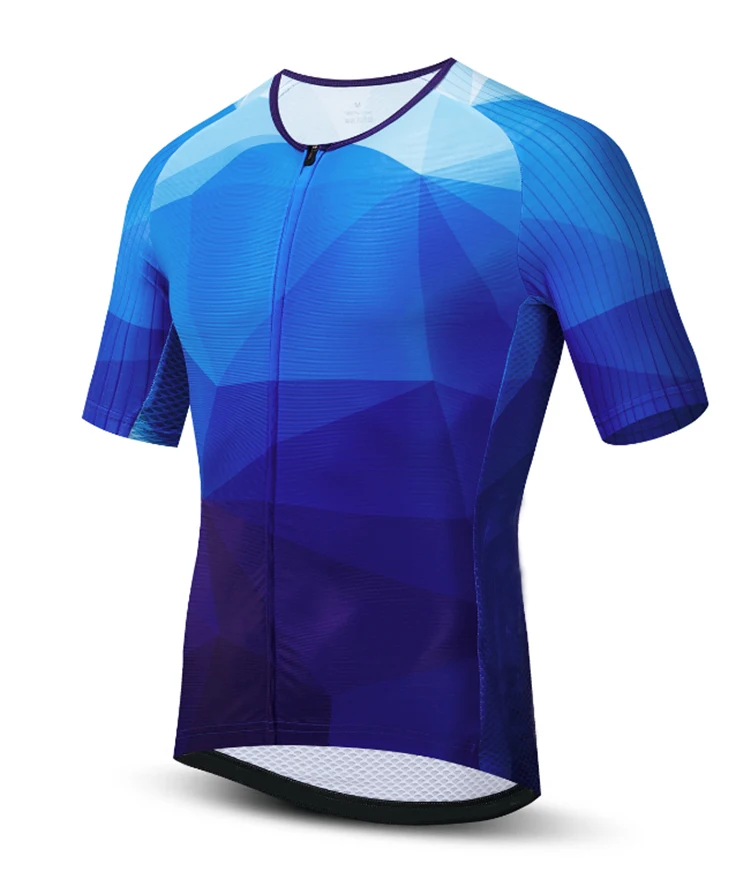 2022 Cycling Wear Bike Team Summer Short Sleeve Coolmax Cycling Jersey Plain Cycling Jersey