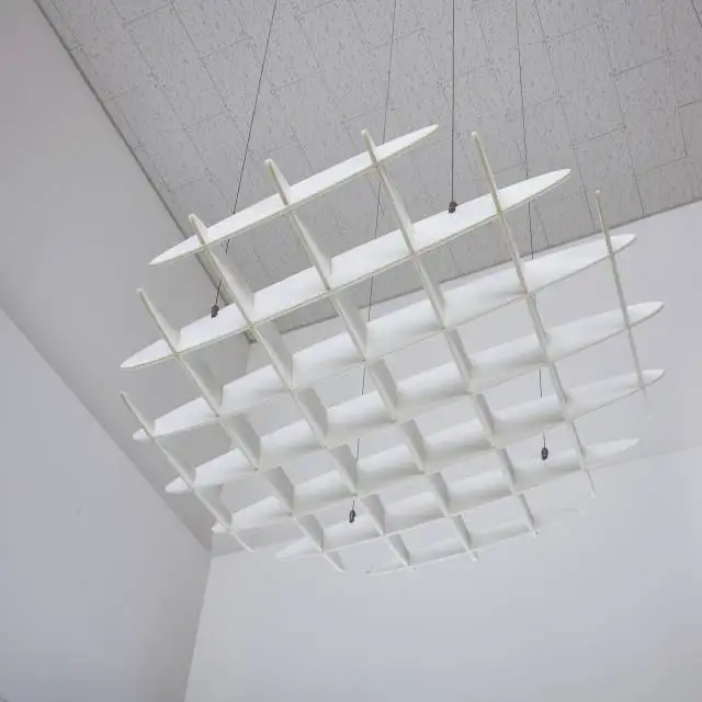  Экологически чистая Звукоизоляционная внутренняя отделка Звукопоглощающая Панель декоративные стены панели из полиэстера художественное интерьерное украшение