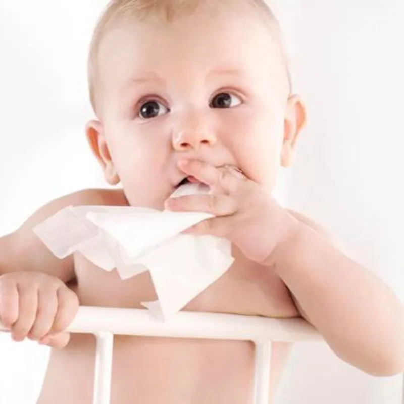 RTS Wholesale Price Baby Cleaning Wipes 80ct Hand And Face Water Wet Wipes Cleaning Wipes For Baby