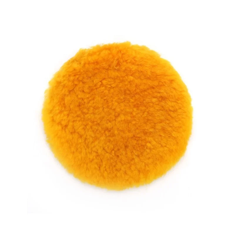 Pure Australian Factory Lamb Wool Polishing Pad 2023 Colorful Hongjie Wool Buffing Disc Car Polishing Wool Pads