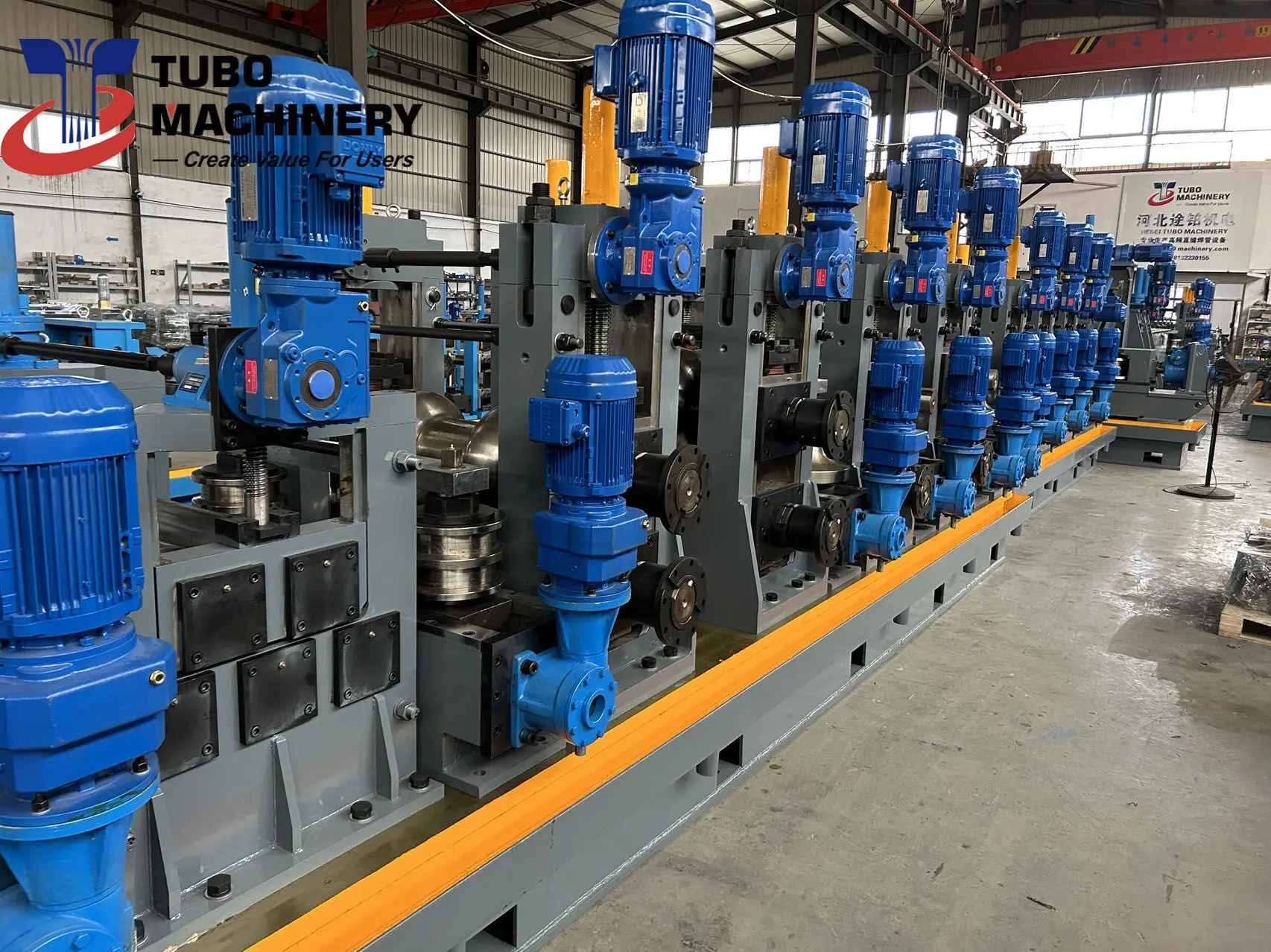 HF Welding Pipe Equipment Hollow Section Pipe Making Machine Welded Pipe Mill