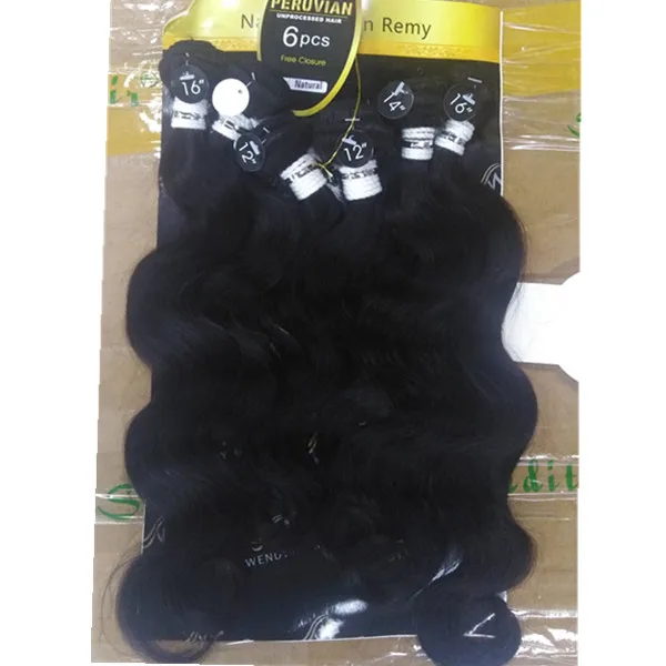 Extension High Temperature Organic Curly Good Quality Soft Fiber Synthetic Packet Hair With Closure