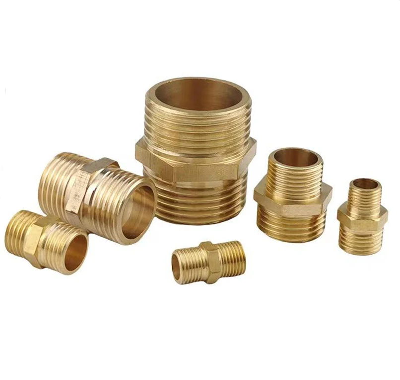 SNS JPC Series Metal One Touch Thread Pipe Fittings brass pneumatic pump parts