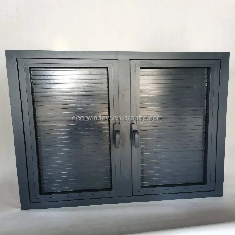 Deer Orders shipped directly Energy saving Aluminium double glass casement window with  System