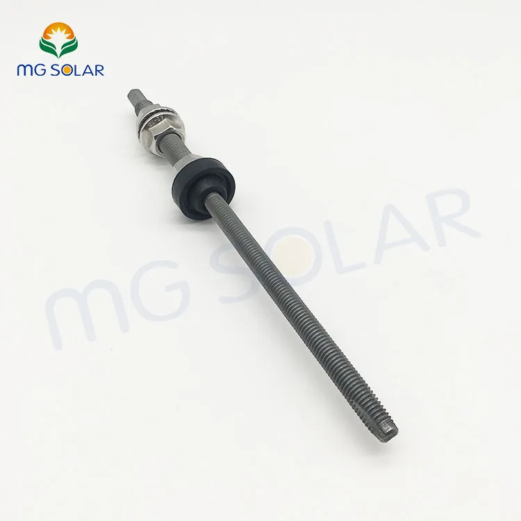 Fast Installation Hanger Bolt Kit Stainless Steel DIN Zinc for Solar Roof Mount