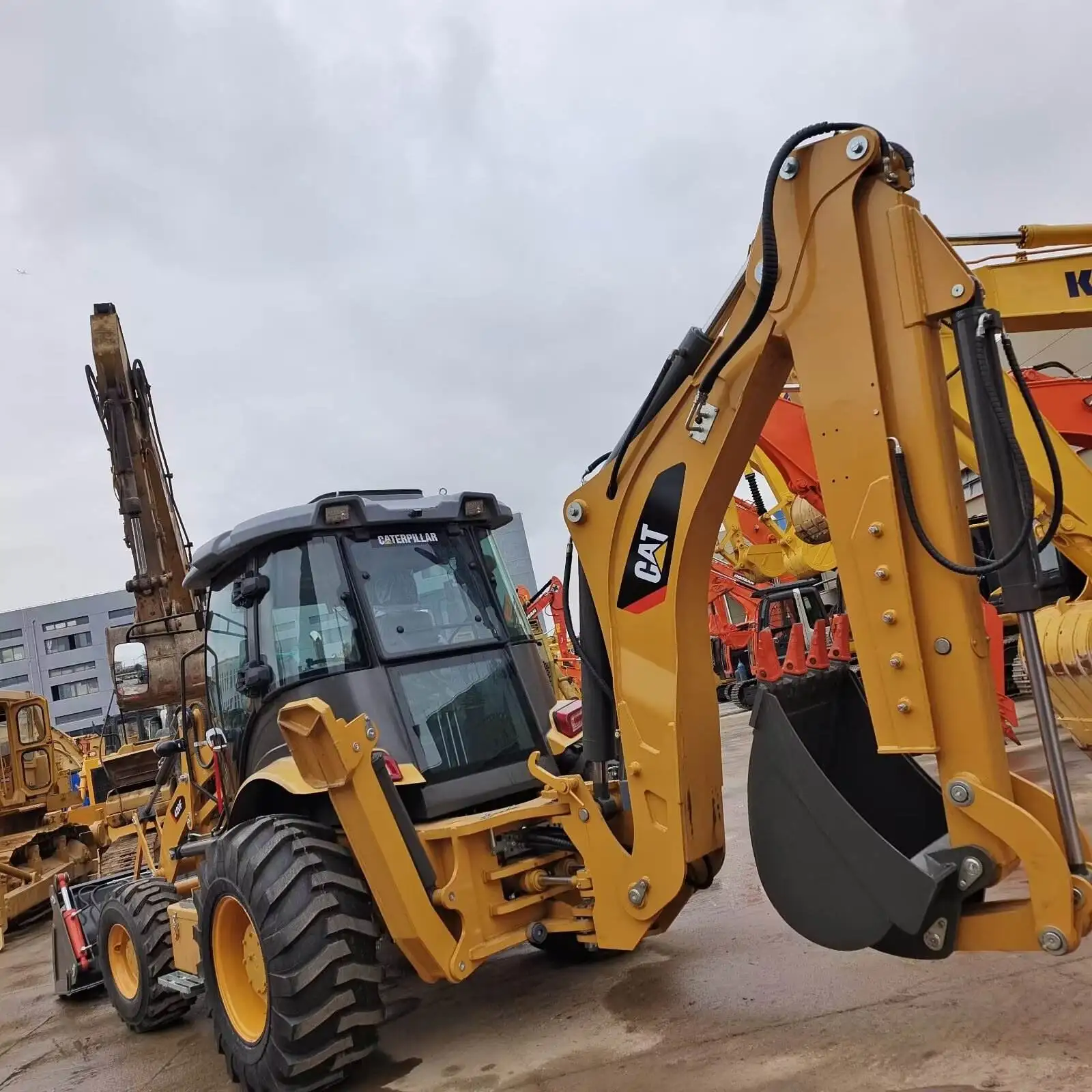 used caterpillar 420E 966h backhoe loader 4x4 used cat 420f2 420e 420f 430f backhoe loader excavator for sale cheap low price