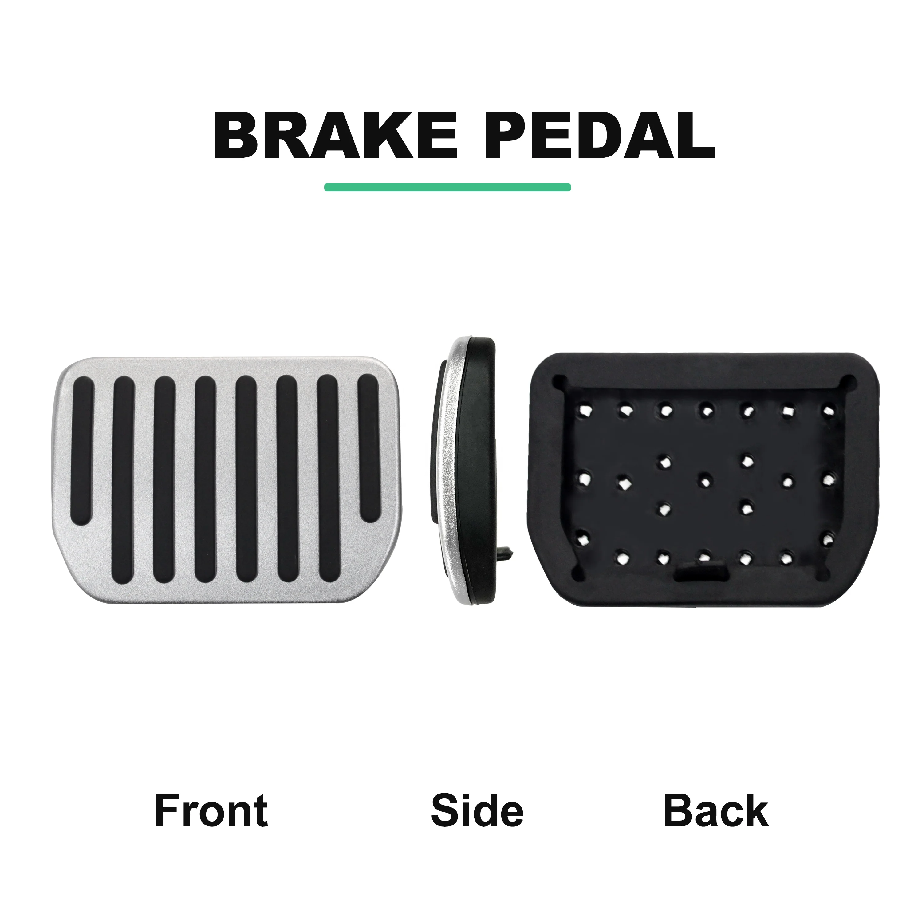 NITOYO  Aluminium Cover Set Clutch Brake Accelerator Rest Foot Gas Car 2022 Pedal Pad For Tesla Model Y Accessories